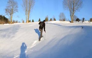 Marche Nordique dans la neige